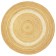 June carpet round with white inserts Ethnic, size 150 cm