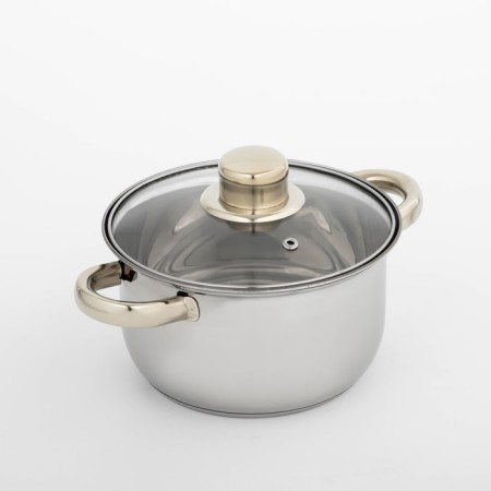 Stainless steel pan with the luxury luxury lid, 1.5 l, d = 17 cm-1