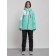 Ski costume female winter, size 46, turquoise color