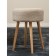 Carter stool, 350 × 350 × 470 mm, book, beige color