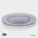 Glass Plane Lacking Magistro "Vilero", D = 33 cm, purple color
