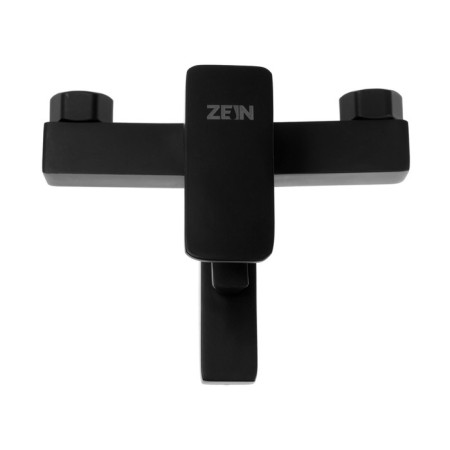 Bath mixer Zein Z3843, single -leaf, shower set, watering can 5 modes, black-5