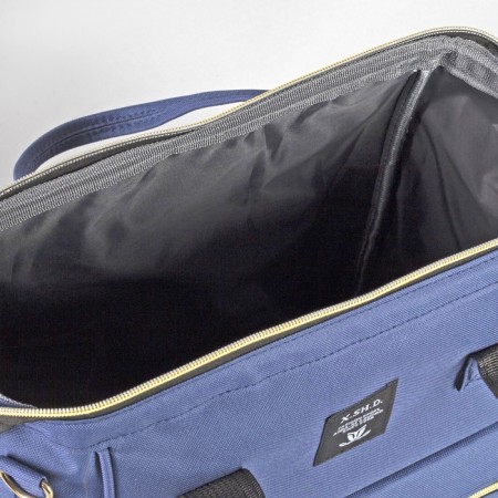 Bag-rug 2 in 1 on wheels 18 ", lightning department, external pocket, blue color-10