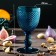 Magistro glass glass “Vilero”, 280 ml, 8 × 16.5 cm, blue color