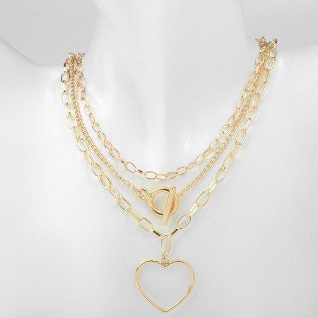 Assorted Pendant Cupid, Color Gold, 45cm-9