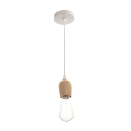 Suspension lamp "Claud" drop 1x40W E27 white 5x6.5x95cm