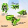 Electronic designer of Euryk, 4 types: robot, beetle, dinosaur, drilling machine, on a sunny battery