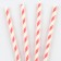 The cocktail tube "Spiral", set 25 pcs., White-pink color
