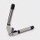 The press for garlic shares "Assistant", 18 cm, black color, silver color