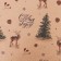 Brown packaging Kraft "Deer in the Forest", 50 x 70 cm