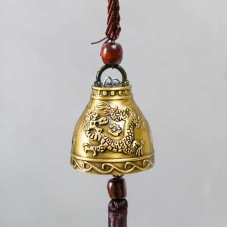 Bell Metal "Chinese Dragon" 4.7x4.7x34 cm-2