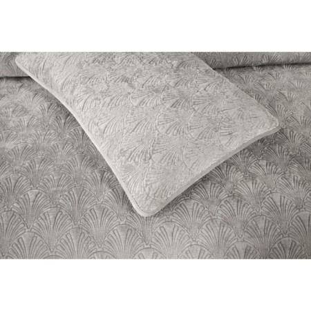 Cover with pillowcases Sofi de Marko "Rosalin", size 240x260 cm, 50x70 cm - 2 pcs, color light gray-8