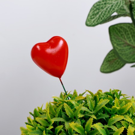 STETER "Heart" red, 3.5x3.5x2cm / set 10pcs-2