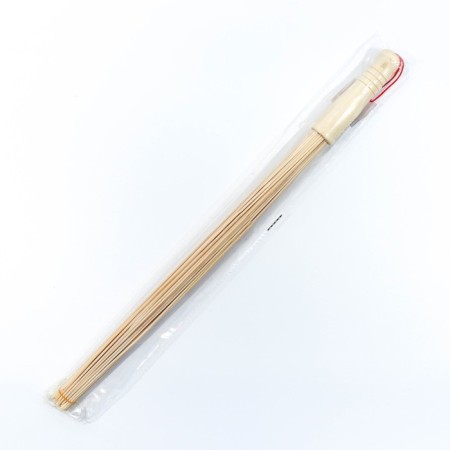 Massage broom for the bath "with light steam", bamboo, 57 cm-4