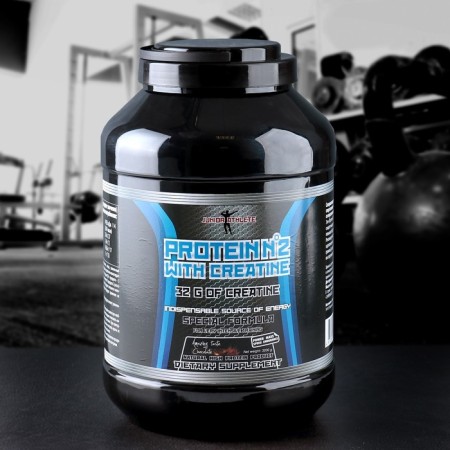 Protein Junior Athlete Protein No. 2 with creatin, chocolate, sports nutrition, 3.2 kg