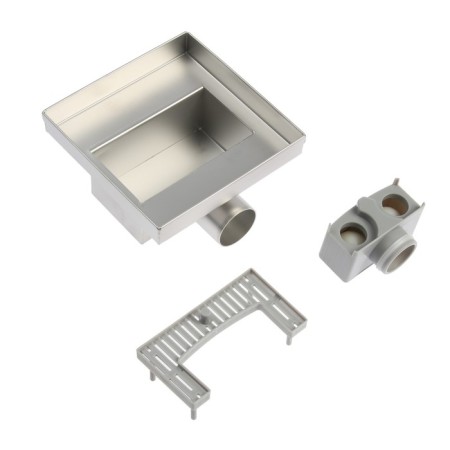 TIM BAD451502, 150 x 150 mm, for tiles, hydro+dry smell protection-5