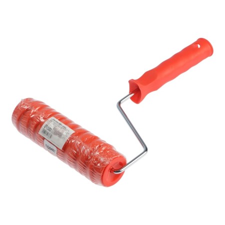 Decorative tundra roller, rubber, "birch bark", handle d = 6 mm, 180 mm-8