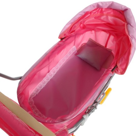 Puppet stroller No. 7, pink color with lilac-6