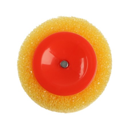 Lom roller, "cheese", foam rubber, 180 mm, handle d = 6 mm, d = 80 mm-6