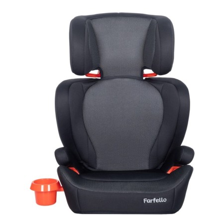 Car seat children's farfello, ISOFIX mount, black color-1