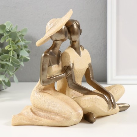 Polystone souvenir "Stylish couple" 21x13x18 cm-1