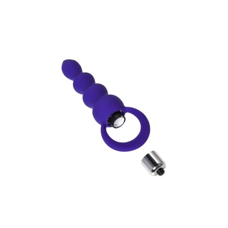 Anal sleeve Todo by Toyfa Twisty, silicone, purple, 14 cm, Ø 3.2 cm-3