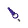 Anal sleeve Todo by Toyfa Twisty, silicone, purple, 14 cm, Ø 3.2 cm