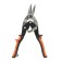 Patriot ASP-250R metal scissors, right cut, CRV, two-component handles, 250 mm