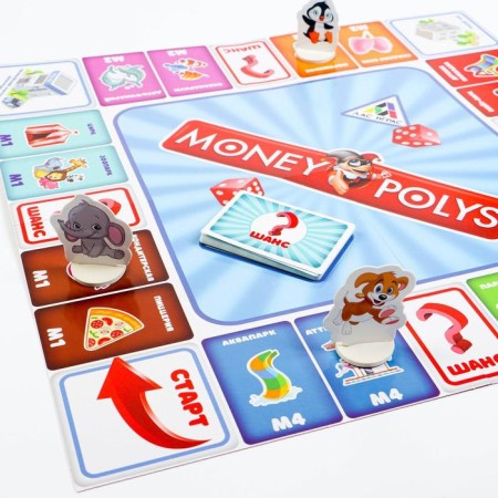 Board Economic Game "Money Polys. KIDS ", 90 bills, 4+-2