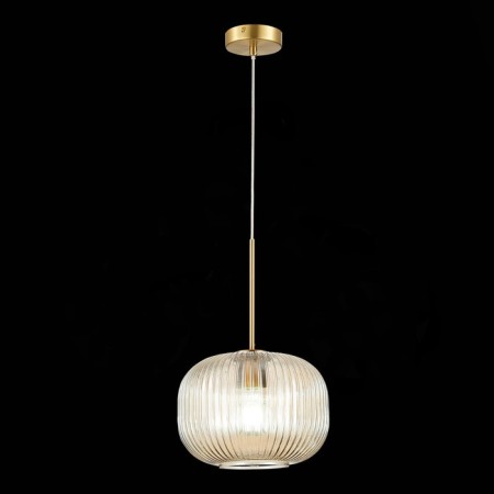 STL LUCE Sus. SL1154.313.01. Gran. 1x60 W, E27, 24.5x24.5x38 cm, brass color-1