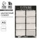 Magnetic planning for the refrigerator, A5 format, "black marble"