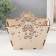 Basket-jacket "Dracosha" natural 18x12x14.5 cm (set of 5 parts)