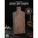 Greeter board for filing Wild Kitchen, 35 × 16 × 2.5 cm, Grabs Dark