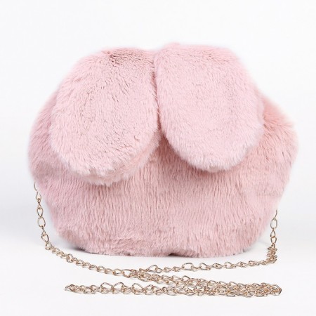 Bag "Bunny", 26 × 19 × 2cm, pink color-2