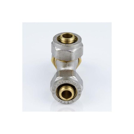 Aquasfera tee 7011-04, crimping, d = 32 mm, brass-2