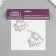 The "fish" stencil 15x15 cm