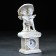 Table fireplace watches "Angels under an umbrella", h = 26 cm