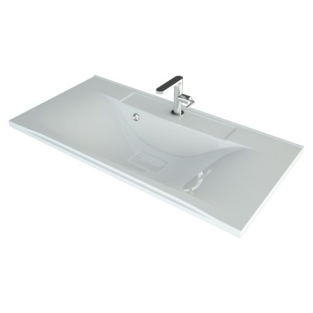 Snaken Uperwood Elen shell, 100 cm, with a decorative lid, white