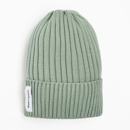 Children's hat, olive color, size 52-56
