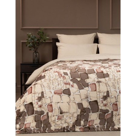 Texrepublic blanket, size 200x220 cm, beige color-1