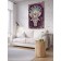 Decorative panel with photo printing "Mandala Elephant", vertical, size 100x150 cm