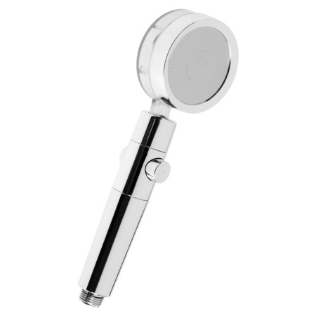 Shower watering can Zein Z3544, D = 80 mm, microscopic points, button, removable top, chrome