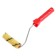 Lom roller, polyester, 100 mm, handle d = 6 mm, d = 16 mm, pile 10 mm, 2 spare fur coats