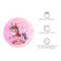 Children's ball "Pony", D = 22 cm, 60 g, color mix