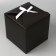 Gift folding box, packaging, “black”, 18 x 18 x 18 cm