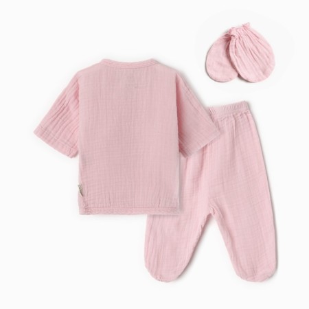 Kit for newborns, pink color, height 62 cm-10