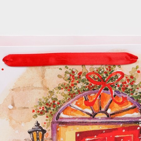 Gift, laminated, "snowman", 31 x 40 x 11.5 cm-4