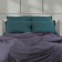 A set of pillowcases "Ethel" 50x70 cm - 2 pcs, col. Green, 100% cotton, Poplin