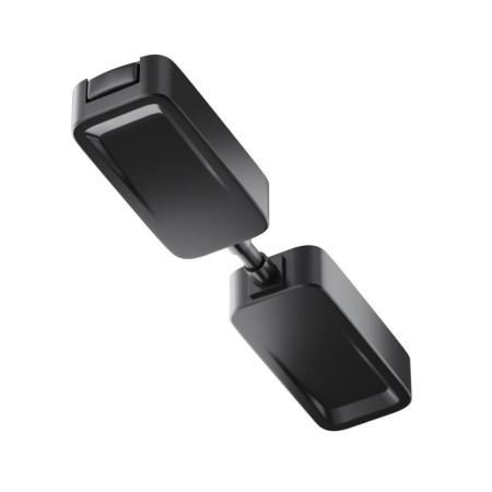 Direct power connector for the built-in track system Technical tra084c-b-12, 12x2.5x2 cm, black color