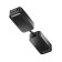 Direct power connector for the built-in track system Technical tra084c-b-12, 12x2.5x2 cm, black color